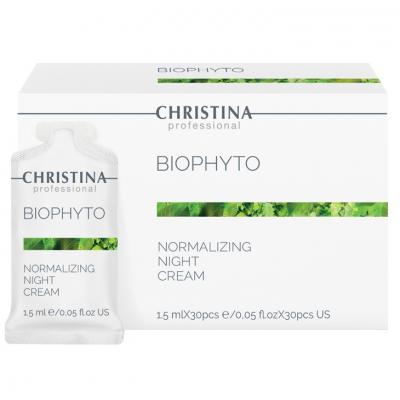 Bio Phyto Normalizing Night Cream sachets kit 30 pcs - Нормализующий ночной крем в инд.саше, 1,5 мл x 30 шт