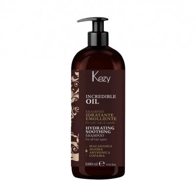 Incredible Oil Hydrating Soothing Shampoo / Увлажняющий и разглаживающий шампунь для всех типов волос, 1000мл