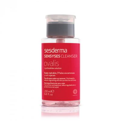 SENSYSES Cleanser OVALIS – Липосомальный лосьон для снятия макияжа для кожи склонной к покраснению и шелушению, 200 мл