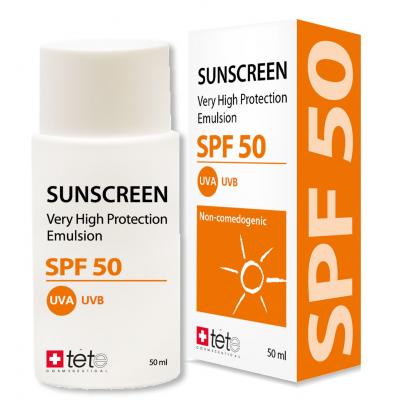 Солнцезащитный флюид Sunscreen SPF50, 50мл